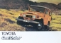 Preview: Toyota Land Cruiser Modellprogramm 1976 Automobilprospekt (0464)