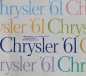 Preview: Chrysler Modelprogram 1961 Carbrochure (3838)