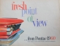 Preview: Pontiac Modelprogram 1960 "Fresh point of view" Carbrochure (3587)