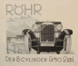 Preview: Röhr 9/50 PS 8 Cylinder Modellprogramm 1929 (S0580)