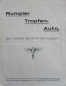 Preview: Rumpler Tropfen-Auto "Der ideale Stromlinienwagen" 1921 (S0583)