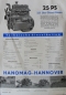 Preview: Hanomag R 25-C Diesel 25 PS Modellprogramm 1951 Traktorprospekt (0610)