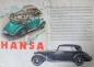 Preview: Borgward Hansa 1100 - 1700 Modelprogram 1936 Carbrochure (0633)