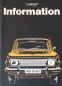 Preview: Wartburg Modelprogram 1967 "Informationen" 1967 Carbrochure-Map (0477)