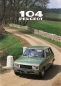 Preview: Peugeot 104 Modellprogramm 1978 Automobilprospekt (4783)