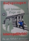 Preview: Deutsche Bundesbahn "Aufspringen lebensgefährlich!" Advertising-Poster 1956 (3654)
