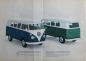 Preview: Volkswagen T1 Transporter Modellprogramm 1965  Automobilprospekt (4640)