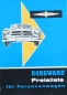 Preview: Borgward Isabella Pricelist 1958 Carbrochure (4808)