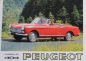 Preview: Peugeot 404 Convertible Modelprogram 1965 Carbrochure (4795)