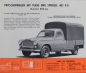 Preview: Peugeot Nutzfahrzeuge Modellprogramm 1963 Automobilprospekt (4779)