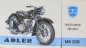 Preview: Adler M 2011 Modelprogram 1955 Motorbikebrochure (2315)