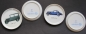 Preview: BMW Advertisingplates 1975 Fuerstenberger Porcelain four Carmotives (5269)