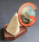 Preview: Großglockner Advertisingsouvenir 1955 plate with stone mounted on base (5278)
