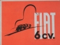 Preview: Fiat 6 CV Modelprogram 1935 Carbrochure (6012)