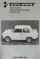 Preview: Trabant Modelprogram 1984  "Technische Weiterentwicklung" Carbrochure (2519)