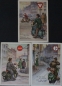 Preview: Motorbike-Postcards 1955 three 3 Trafficsigns (2563)