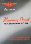 Preview: Hanomag Diesel Personalcars Modelprogram 1938 Carbrochure (3215)