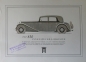 Preview: Horch 830 Limousine Modellprogramm 1933 Reuters-Motiv Automobilprospekt (3271)