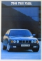 Preview: BMW 730 i - 735 i Modellprogramm 1987 "Leistung im Vergleich" Automobilprospekt-Mappe (3474)