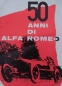 Preview: Alfa Romeo Modellprogramm 1959 "50 Anni di Alfa Romeo" Automobilprospekt (3613)