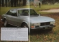 Preview: Peugeot 504 Coupe Cabriolet Modellprogramm 1979 Automobilprospekt (3749)