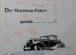 Preview: Hanomag Modelprogram 1932 "Der Hanomag-Fahrer spricht...!" Carbrochure (5590)