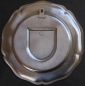 Preview: Police GdP "Gewerkschaft der Polizei" 1980 Honor-Tinplate with Logo punched (5474)