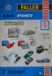 Preview: Faller "Auto Motor Sport Post - Technik" 1967 Spielzeugprospekt (4645)