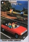 Preview: Talbot Samba Convertible Modelprogram 1983 Carbrochure (2866)
