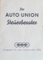 Preview: Auto-Union Modellprogramm 1936 "Der Steuerberater" Automobilprospekt (1006)