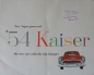 Preview: Kaiser Manhattan Modellprogramm 1954 "New Super-powered" Automobilprospekt (4904)