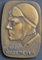 Preview: Bernd Rosemeyer 1938 Bronze-Gedächtnis Plakette in Box (1185)