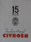 Preview: Citroen 15 CV Traction Avant Six Cylindres Modelprogram 1951 Carbrochure (4912)