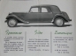 Preview: Citroen 11 CV Traction Avant Berline Normale Modelprogram 1952 Carbrochure (4916)
