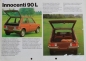 Preview: Innocenti 90 L Modellprogramm 1979 Automobilprospekt (4875)