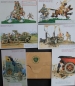 Preview: Excelsior Gummiwerke 1914 Postcard-Map with 16 original postcards (3028)