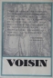 Preview: Voisin 22 CV 12 Zylinder Modellprogramm 1930 Automobilprospekt (5185)