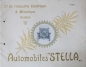 Preview: Stella Automobiles Modellprogramm 1910 Automobilprospekt (5401)