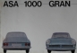 Preview: ASA Bertone Coupe 1000 GT Modellprogramm 1962 Automobilprospekt (5458)