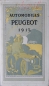 Preview: Peugeot Modellprogramm 1913 Automobilprospekt (5578)