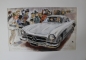 Preview: Mercedes-Benz SL Klasse Modelprogram 1989 Carbrochure-Map (5671)