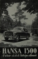 Preview: Borgward Hansa 1500 Modelprogram 1951 Carbrochure (6015)