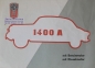 Preview: Steyr Fiat 1400 A Modellprogramm 1953 Automobilprospekt (6198)