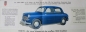 Preview: Steyr Fiat 1100 Modellprogramm 1953 Automobilprospekt (7446)