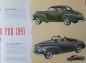 Preview: Ford Mercury 8 Modelprogram 1940 Carbrochure (7874)