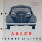 Preview: Adler Trumpf 1,7 Liter Modelprogram 1936 Carbrochure (6793)