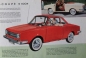 Preview: Glas S 1004 Cabriolet Modellprogramm 1965 Automobilprospekt (8657)