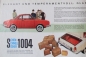 Preview: Glas S 1004 Cabriolet Modellprogramm 1965 Automobilprospekt (8657)