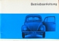 Preview: Volkswagen Beetle 1967 Ownermanual (6820)