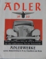 Preview: Adler Trumpf Junior Modellprogramm 1935 Automobilprospekt (7015)